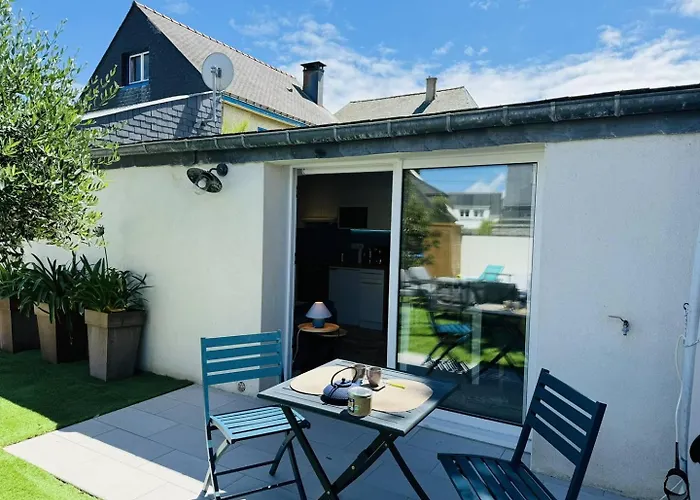 Studio Ty Cool, Jardin 200M Carre, 50M Plage, Wifi, Parking